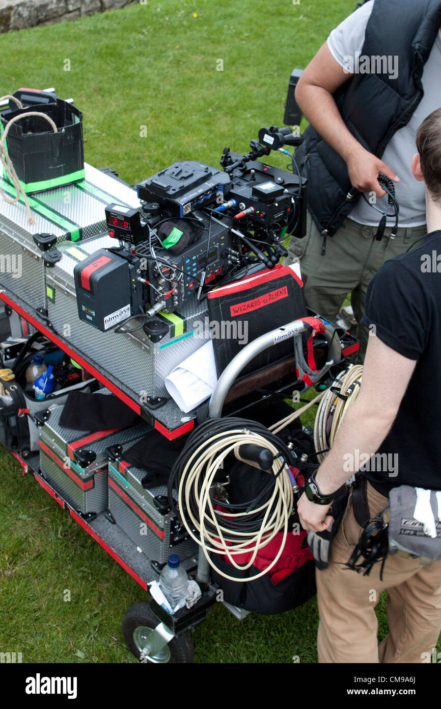 Kit Trolley per le riprese Foto Stock