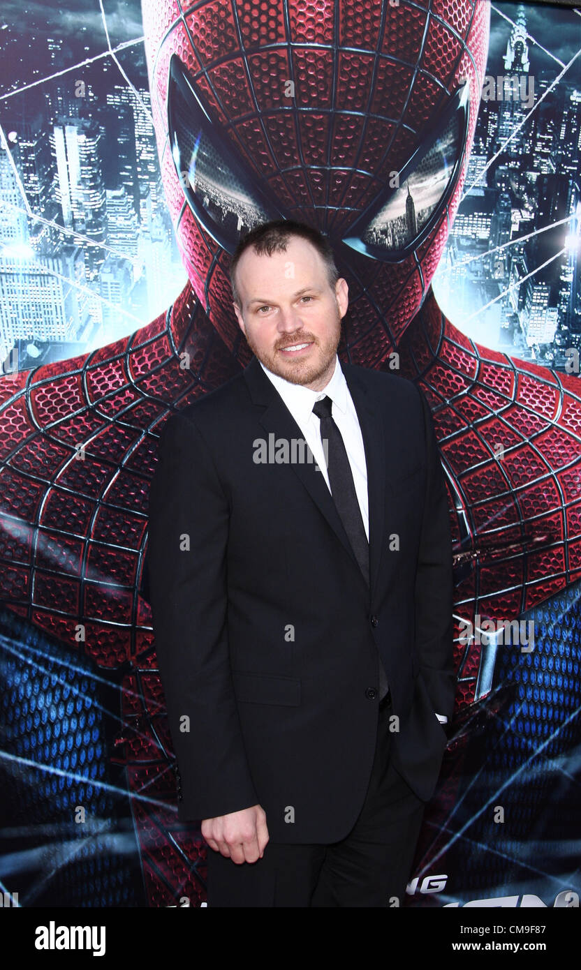 MARC WEBB L'INCREDIBILE SPIDER-MAN. PREMIERE MONDIALE DI LOS ANGELES CALIFORNIA USA 28 Giugno 2012 Foto Stock