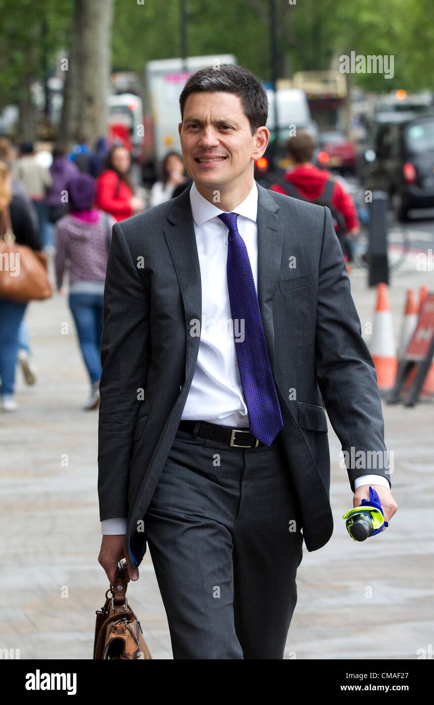 David Milliband in Westminster, Londra, Regno Unito. 04.07.2012 Foto Stock