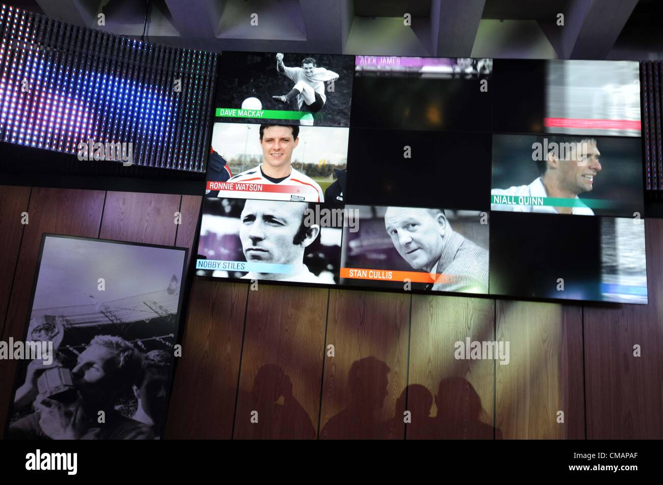 Museo Nazionale del Calcio a Manchester, Inghilterra, Regno Unito, Foto Stock