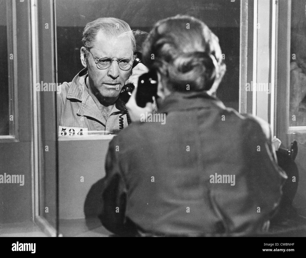 BURT LANCASTER.Birdman of Alcatraz.AKA Burton Stephen Lancaster.fornito da foto inc..ancora.(Immagine di credito: Â© fornito dal mondo Foto Inc/Globe foto/ZUMAPRESS.com) Foto Stock