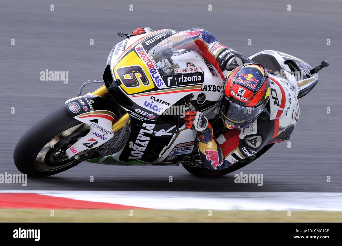 14.07.2012. Mugello, Italia. Stefan Bradl ger Honda MotoGP Mugello Moto Mondiale Coppa Italia Foto Stock