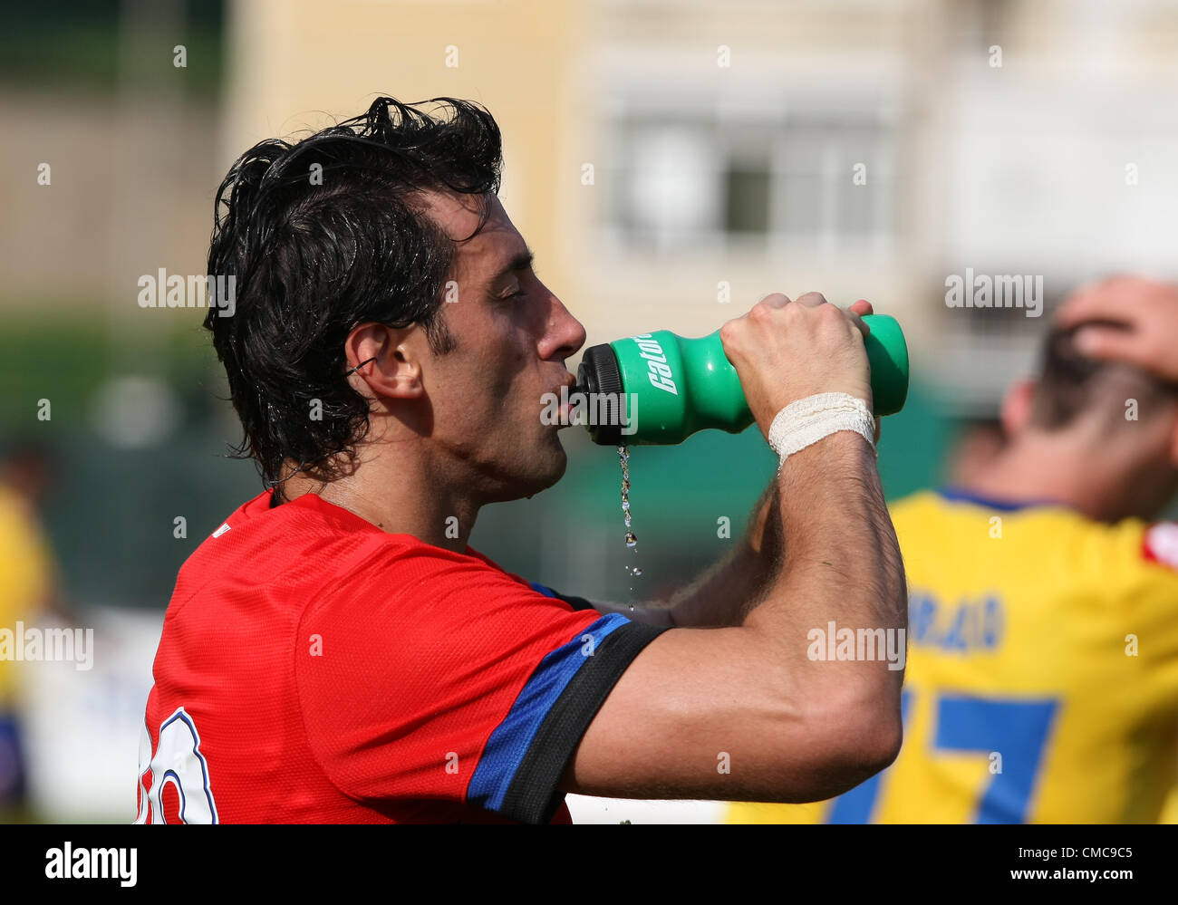 15.07.2012. Rovereto, Italia. Milito Diego Alberto in azione durante la partita di calcio Inter Milan vs Koper Capodistria 2012 Foto Stock