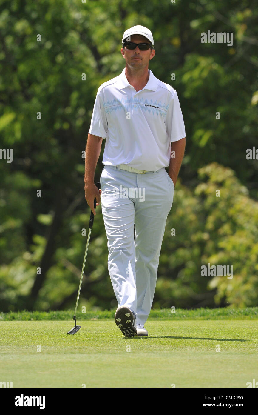 25.07.2012. In Ontario, Canada. Mike Weir durante l'RBC Canadian Open Pro-Am all'Hamilton Golf e Country Club in Ancaster, Ontario. Foto Stock