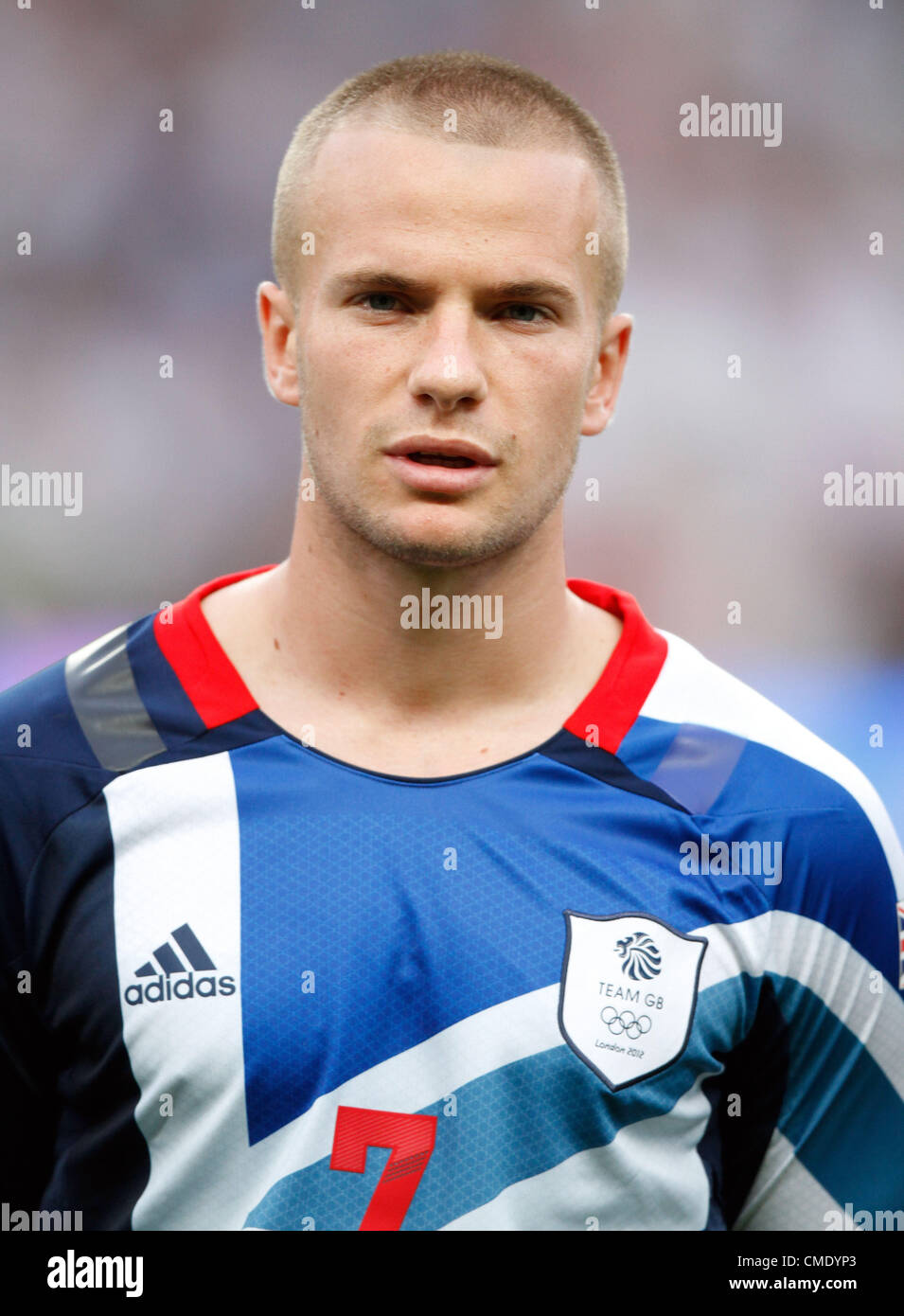 TOM CLEVERLEY GRAN BRETAGNA OLD TRAFFORD Manchester Inghilterra 26 Luglio 2012 Foto Stock