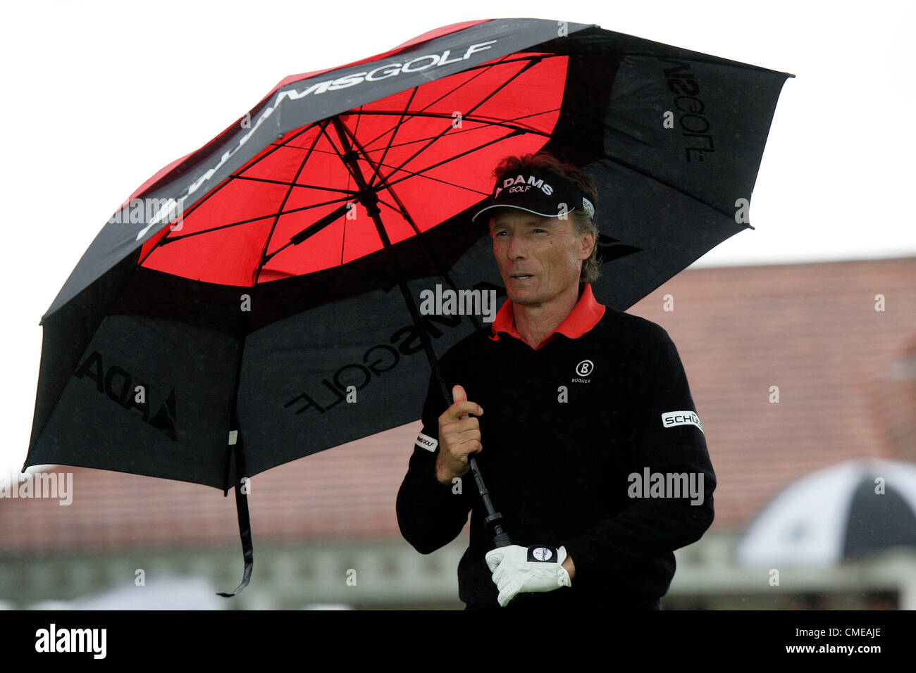 29.07.2012 Ayrshire, in Scozia. Bernhard Langer durante la Rolex Senior Open Championship da Turnberry. Foto Stock