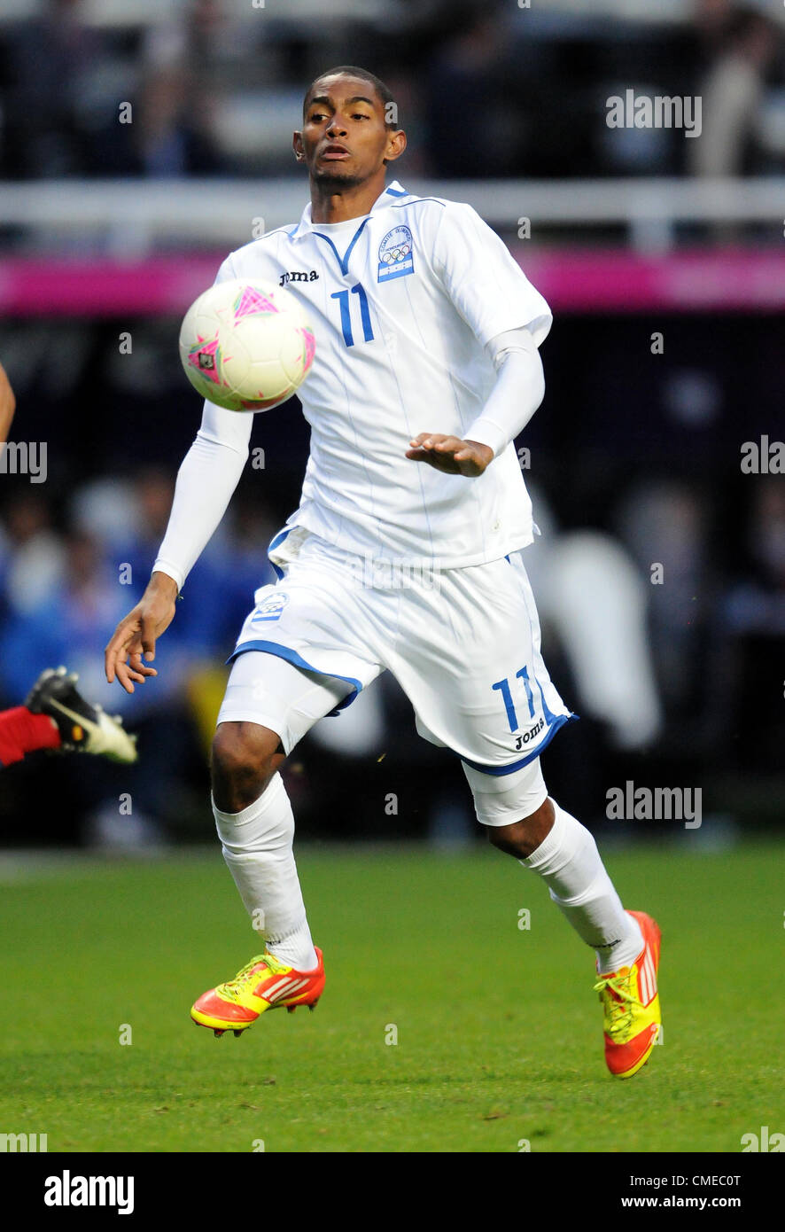 JERRY BENGTSON HONDURAS St James Park Newcastle Inghilterra 29 Luglio 2012 Foto Stock