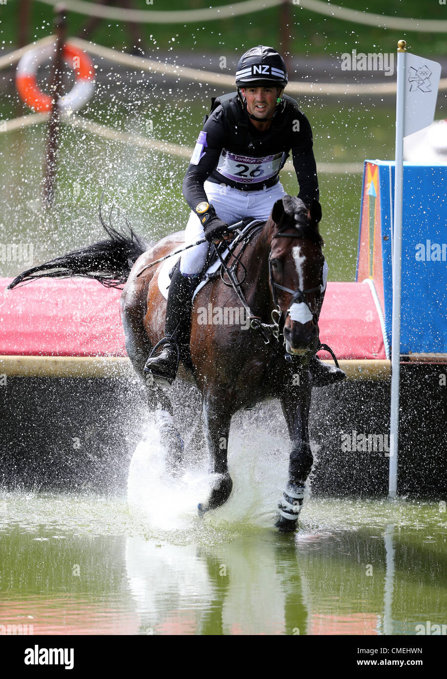 JONATHAN PAGET NUOVA ZELANDA Greenwich Park Londra Inghilterra 30 Luglio 2012 Foto Stock