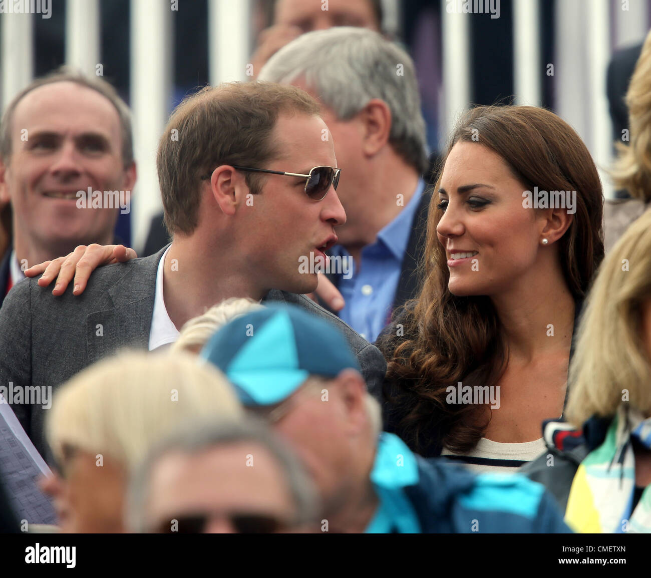 Il duca DUCHESSA DI CAMBRIDGE GRAN BRETAGNA GRAN BRETAGNA Greenwich Park Londra Inghilterra 31 Luglio 2012 Foto Stock