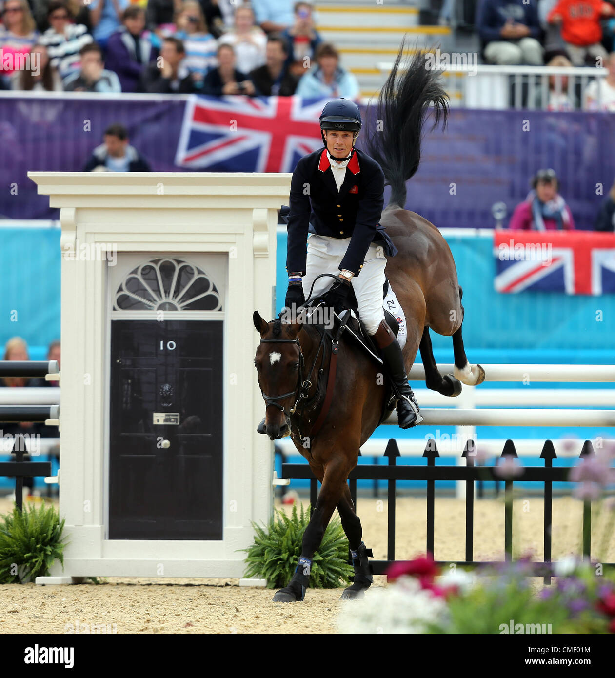 WILLIAM FOX-PITT GRAN BRETAGNA Greenwich Park Londra Inghilterra 31 Luglio 2012 Foto Stock