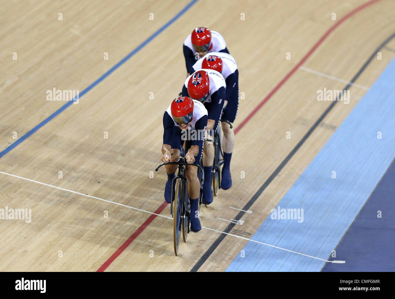 ED CLANCY GERRAINT ST THOMAS GRAN BRETAGNA Stratford London Inghilterra 02 Agosto 2012 Foto Stock