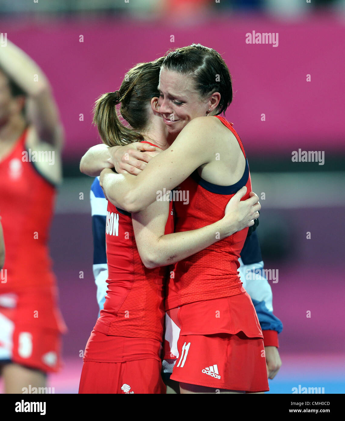 HELEN RICHARDSON & KATE WALSH GRAN BRETAGNA V ARGENTINA Stratford London Inghilterra 08 Agosto 2012 Foto Stock