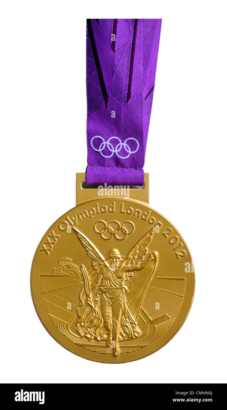 Olimpiadi di Londra 2012, 2012 olimpico medaglia d'oro Foto Stock