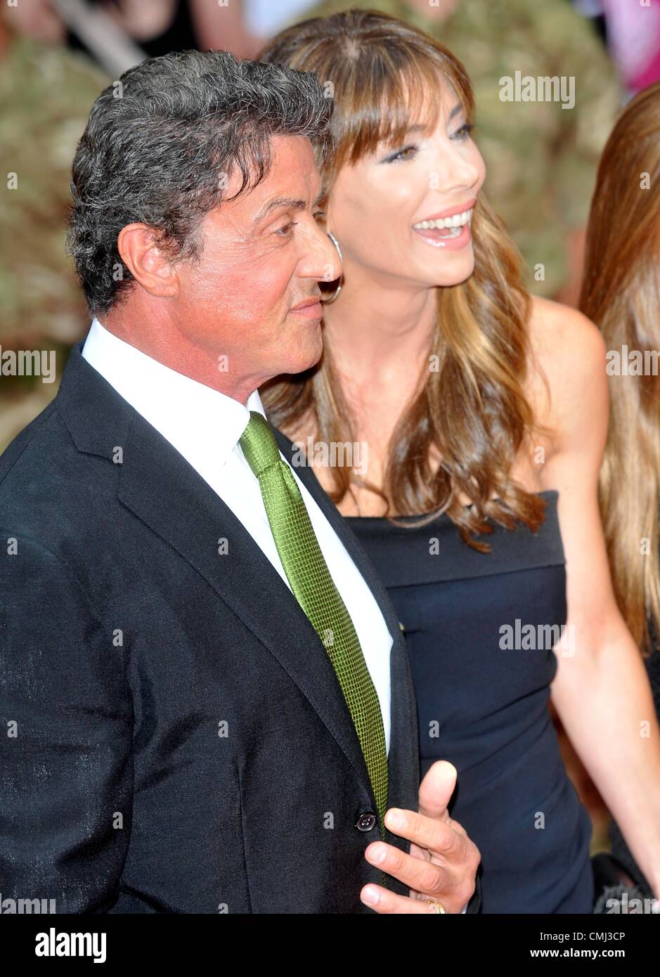 13 ago 2012. Sylvester Stallone a 'La sostituzione delle parti soggette a usura 2' UK Premiere detenute all'Empire Leicester Square di Londra, Inghilterra - 13.08.12 Foto Stock