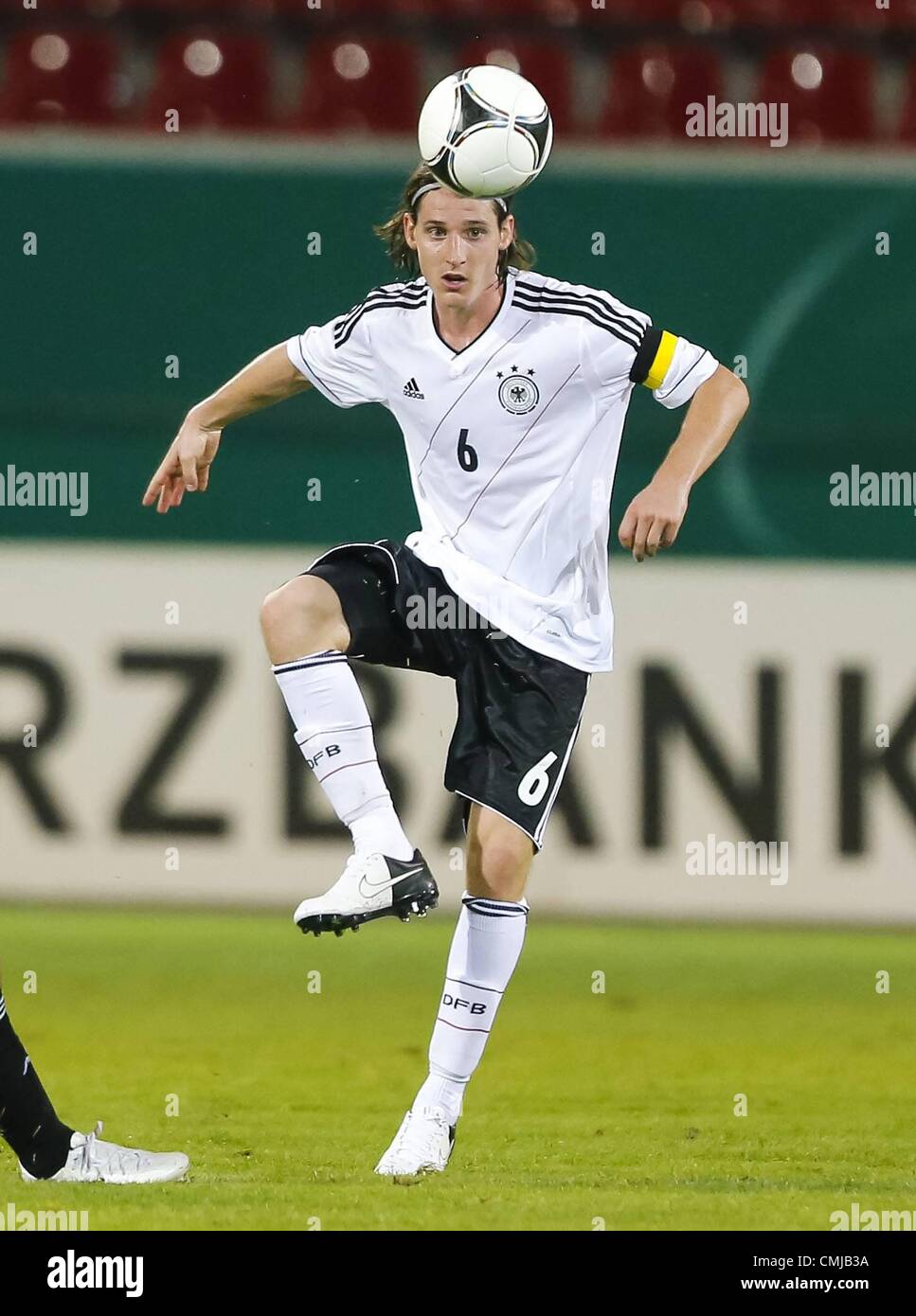 14.08.2012. Offenbach, Germania. U21 partita internazionale nella banca Sparda Hesse Stadium di Offenbach in Germania versus Argentina 6 1 Sebastian Rudy Ger Foto Stock