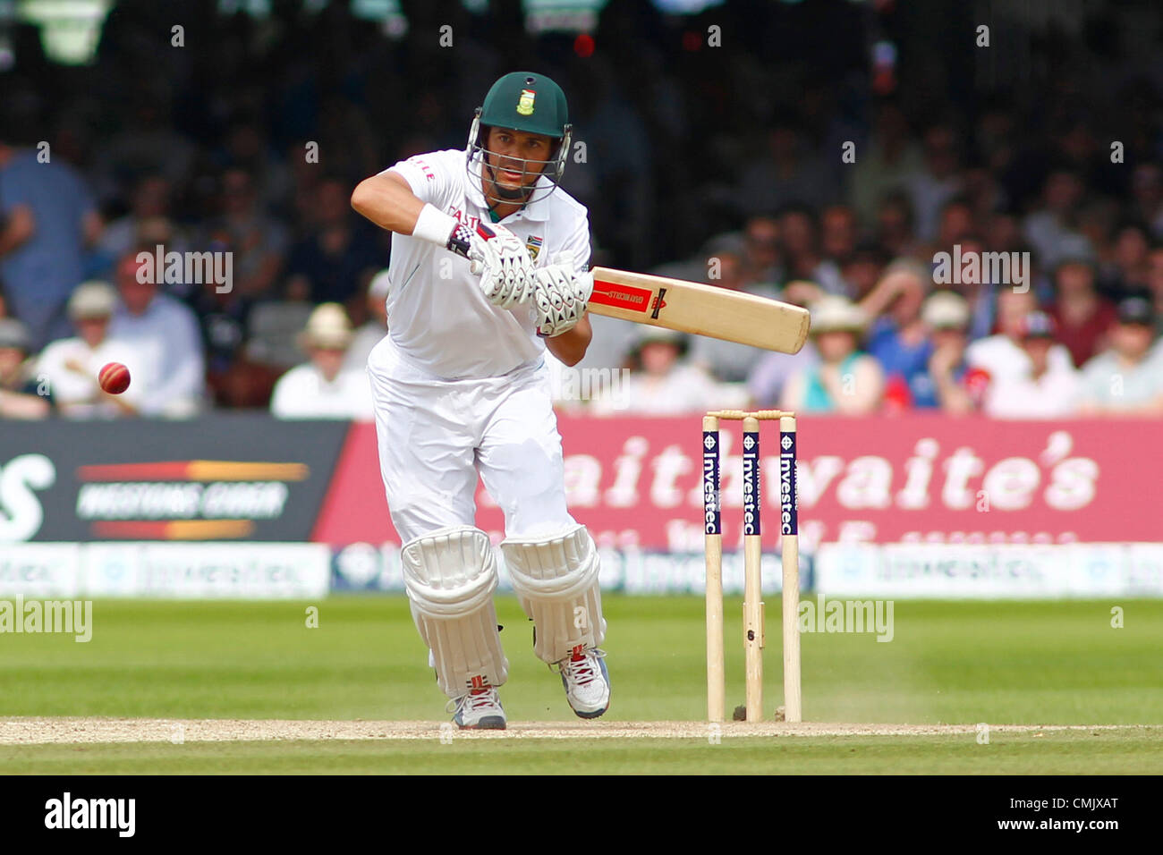 19/08/2012 di Londra, Inghilterra. Sud Africa Jacques Rudolph durante il terzo Investec cricket internazionale di test match tra Inghilterra e Sud Africa, ha suonato presso il Lords Cricket Ground: Credito: Mitchell Gunn Foto Stock