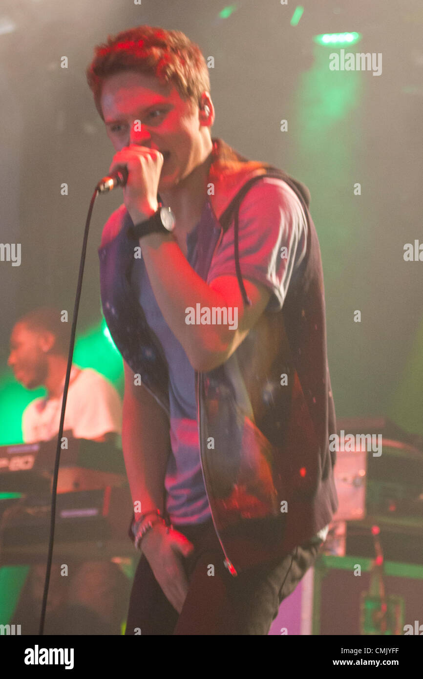 Conor Maynard esegue a V Festival Chelmsford, Agosto 19, 2012 a Chelmsford, Regno Unito Foto Stock