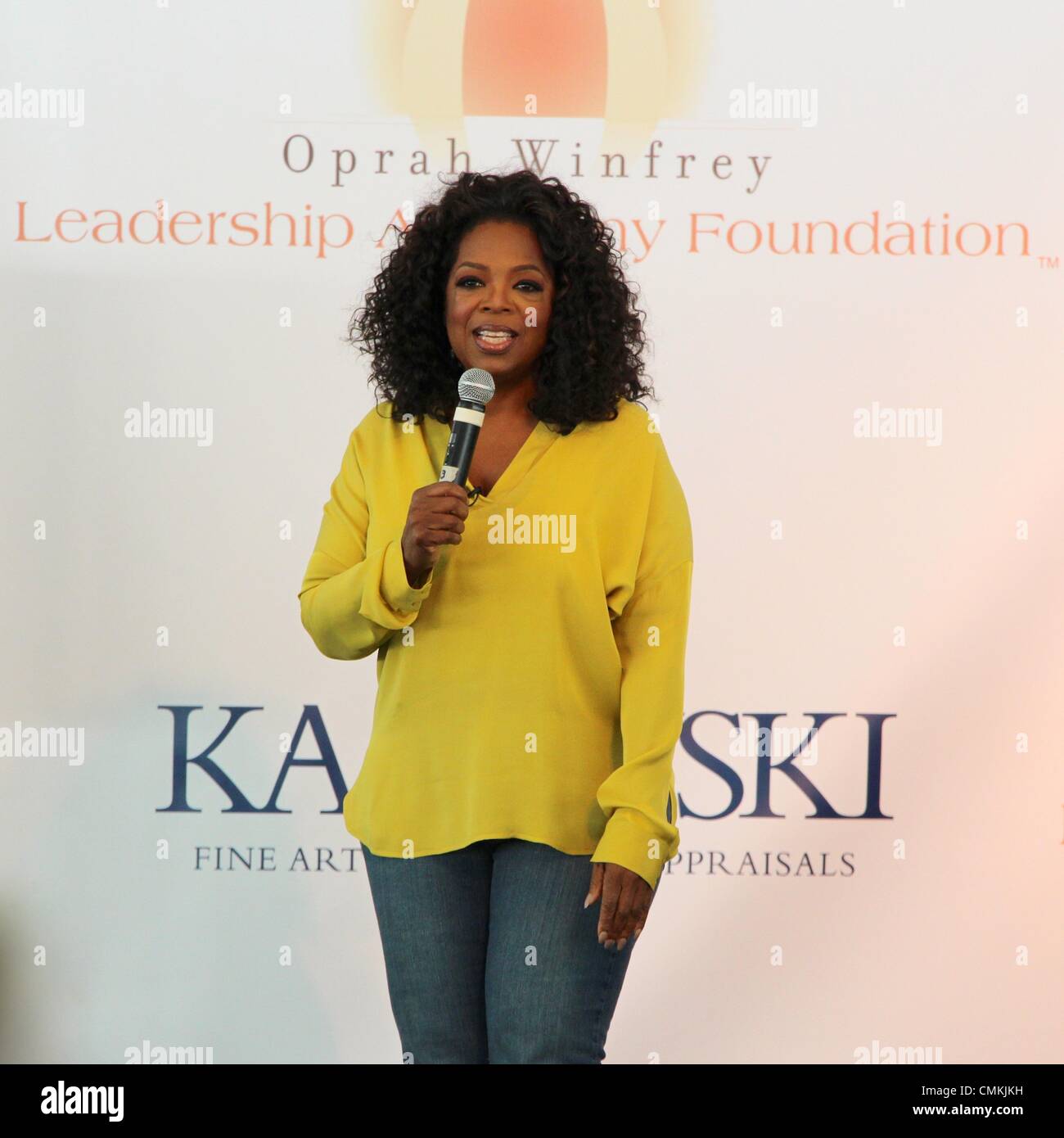 Oprah Winfrey Auction Foto Stock