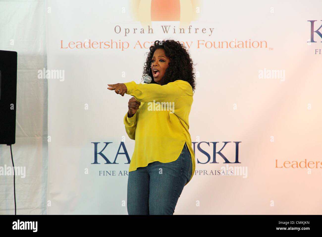 Oprah Winfrey Auction Foto Stock