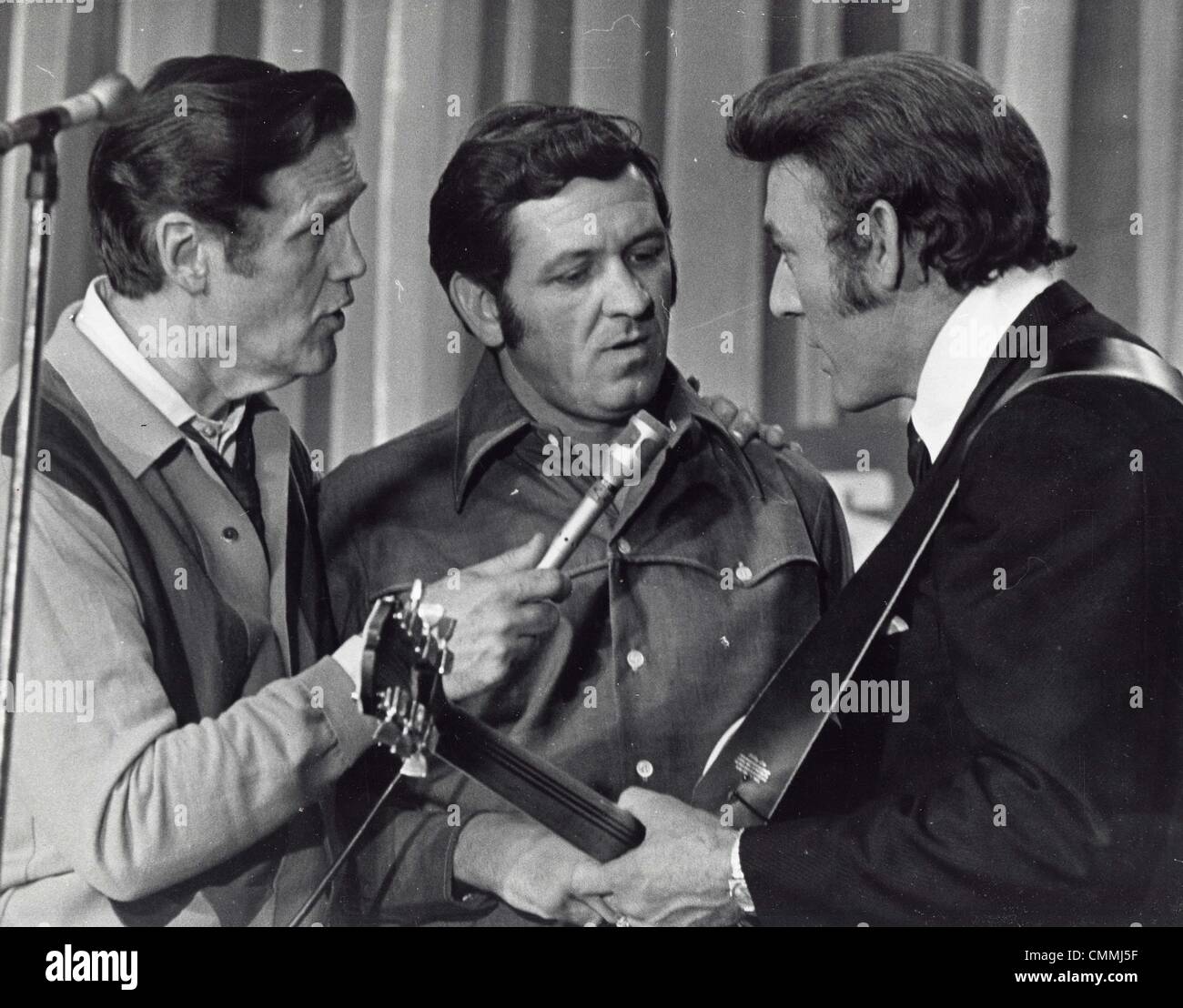 CARL PERKINS con Jack Smith Goober in corrispondenza di fund raising.(Immagine di credito: Â© J.T. Phillips/Globe foto/ZUMAPRESS.com) Foto Stock