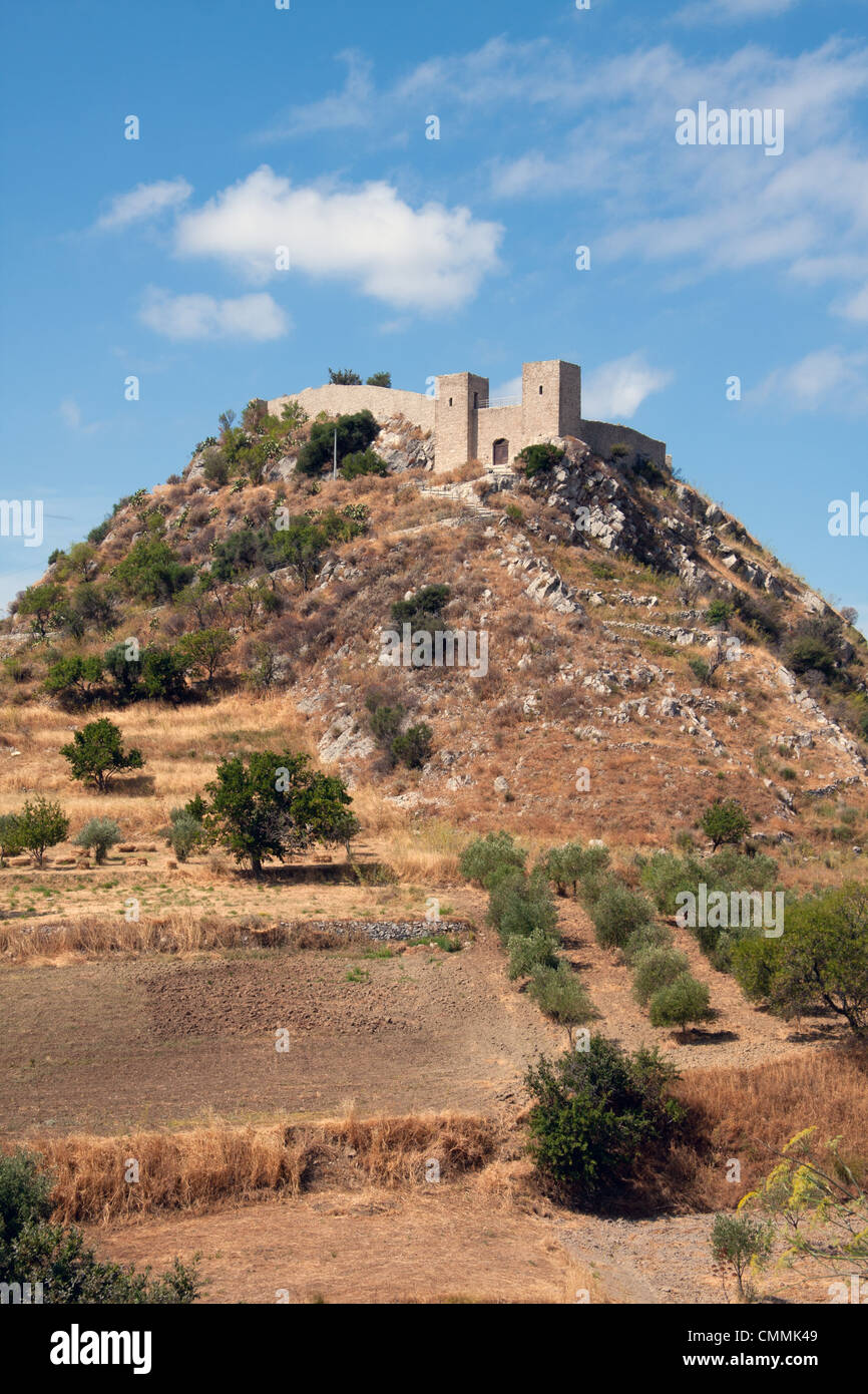 Castello di San Niceto, Calabria, Italia Foto Stock