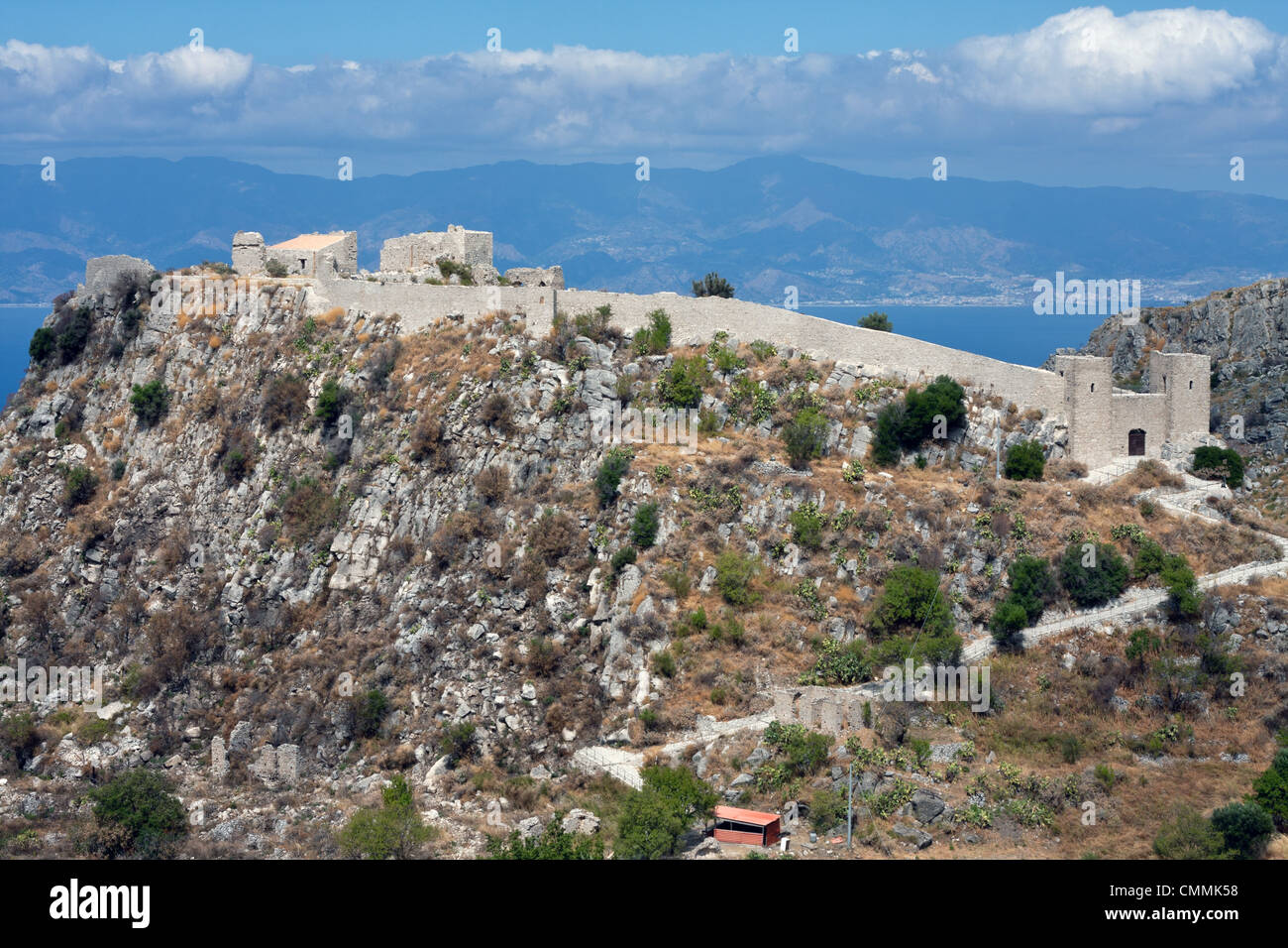 Castello di San Niceto, Motta San Giovanni Calabria, Italia Foto Stock