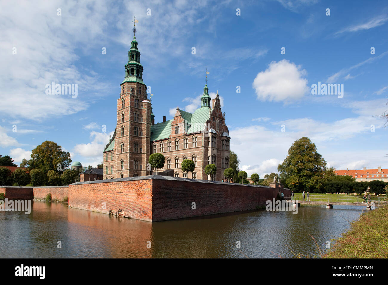 Il Castello di Rosenborg, Copenhagen, Danimarca, in Scandinavia, Europa Foto Stock