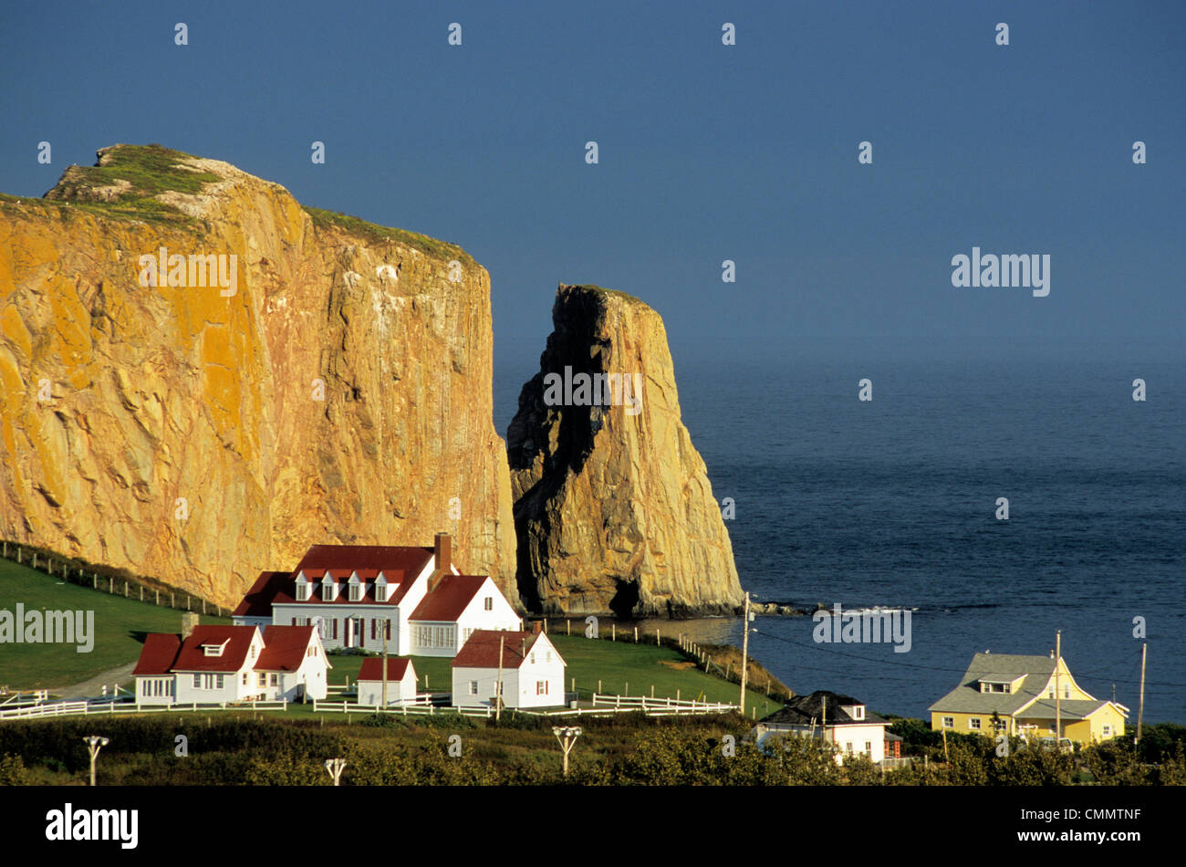 Roccia Perce National Park, Gaspe Peninsula, Quebec. Foto Stock