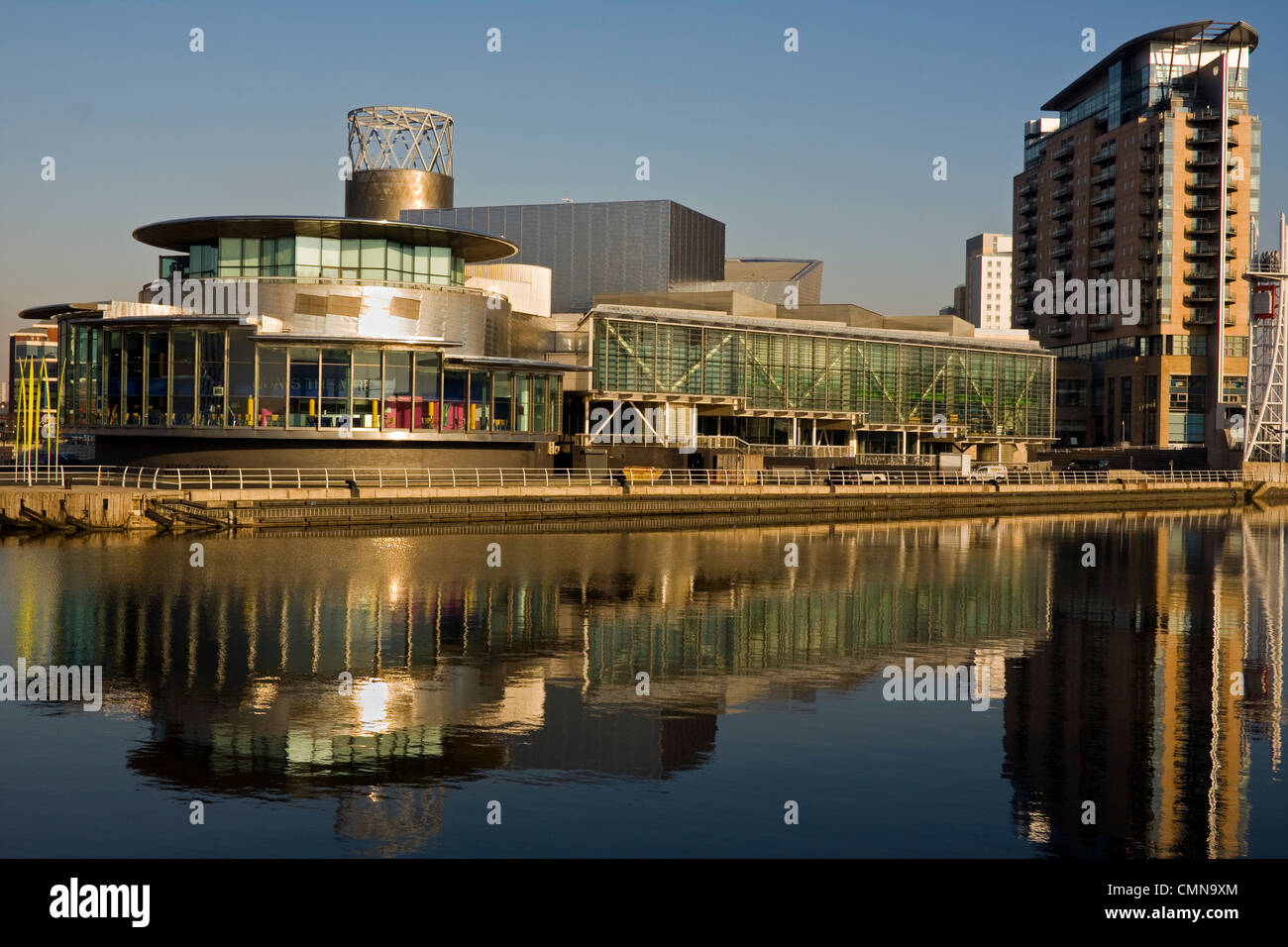 Il Lowry Theatre,Salford Quays, Manchester Foto Stock