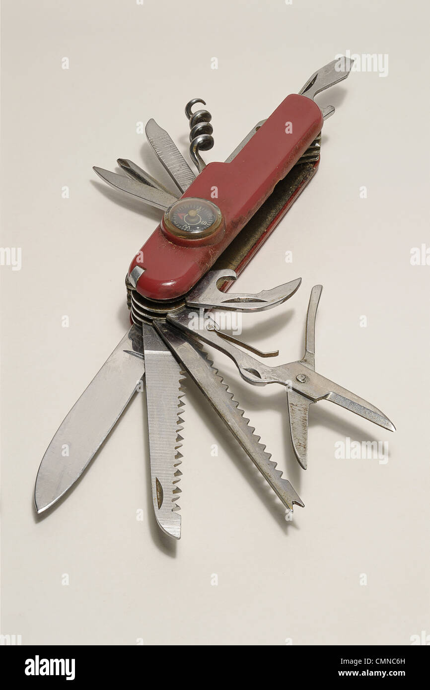 Replica cinese coltellino svizzero Foto Stock