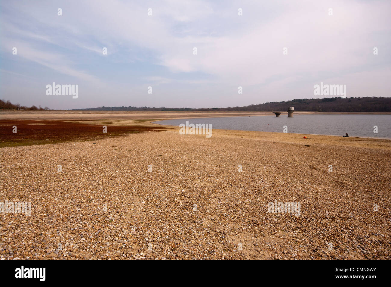 Bewl Serbatoio acqua Kent REGNO UNITO siccità divieto di tubo flessibile Foto Stock