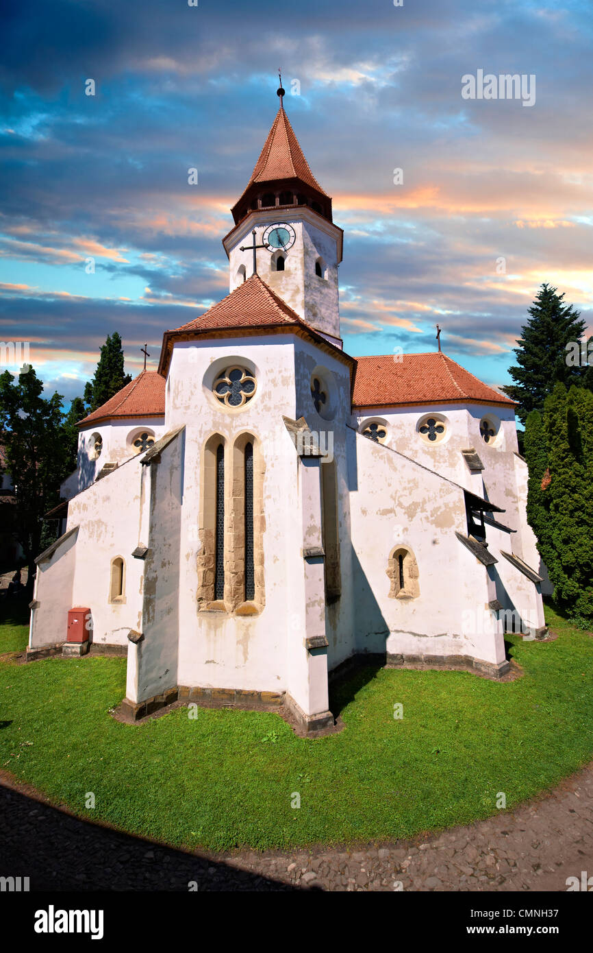 Prejmer ( tedesco: Tartlau) fortificato Chiesa sassone, Brasov, in Transilvania. Patrimonio mondiale dell UNESCO Foto Stock