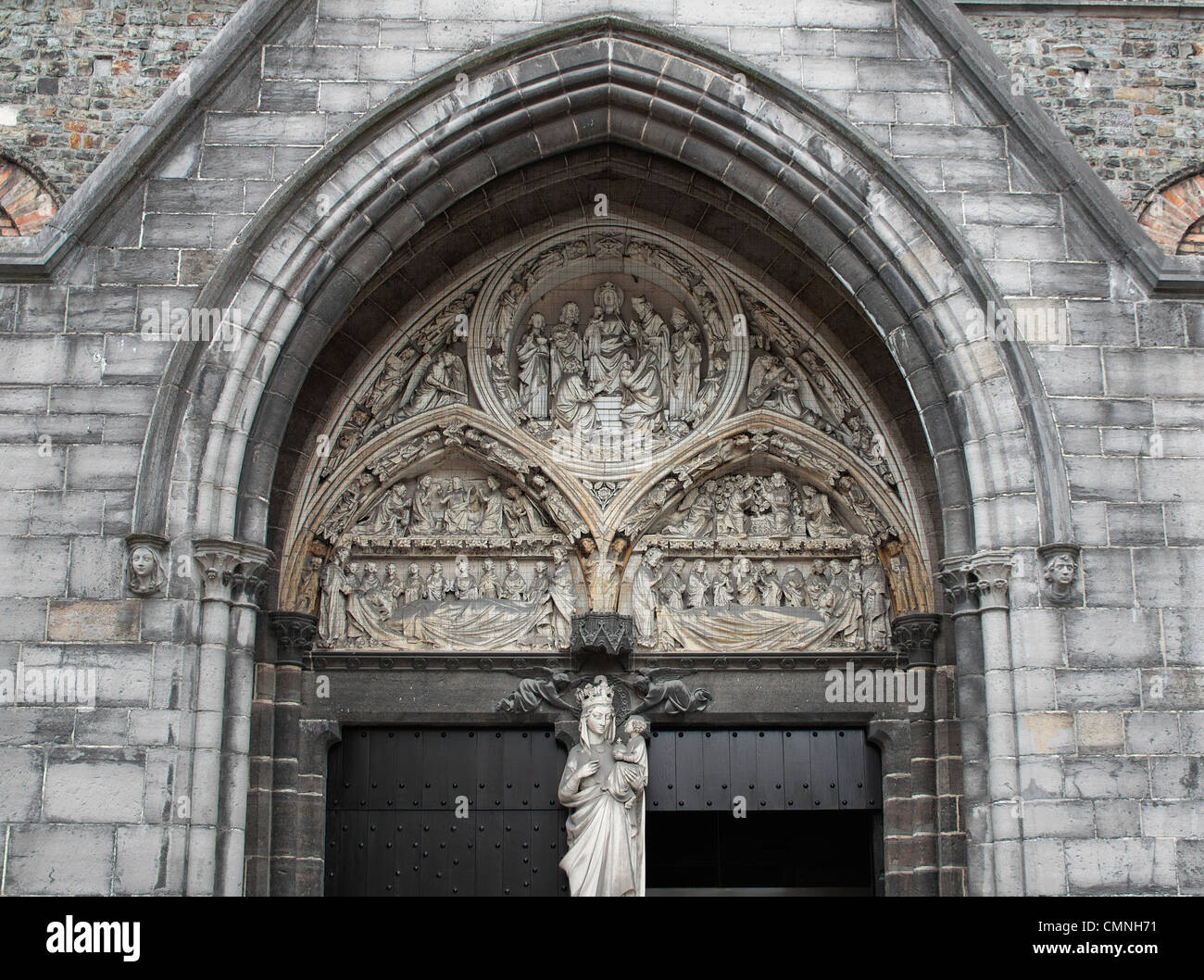 Ingresso al museo Memling a Bruges, Belgio Foto Stock