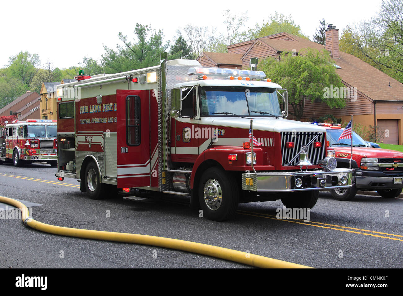 Volvo Saulsbury Tactical unità di funzionamento Fair Lawn Fire Department New Jersey Foto Stock