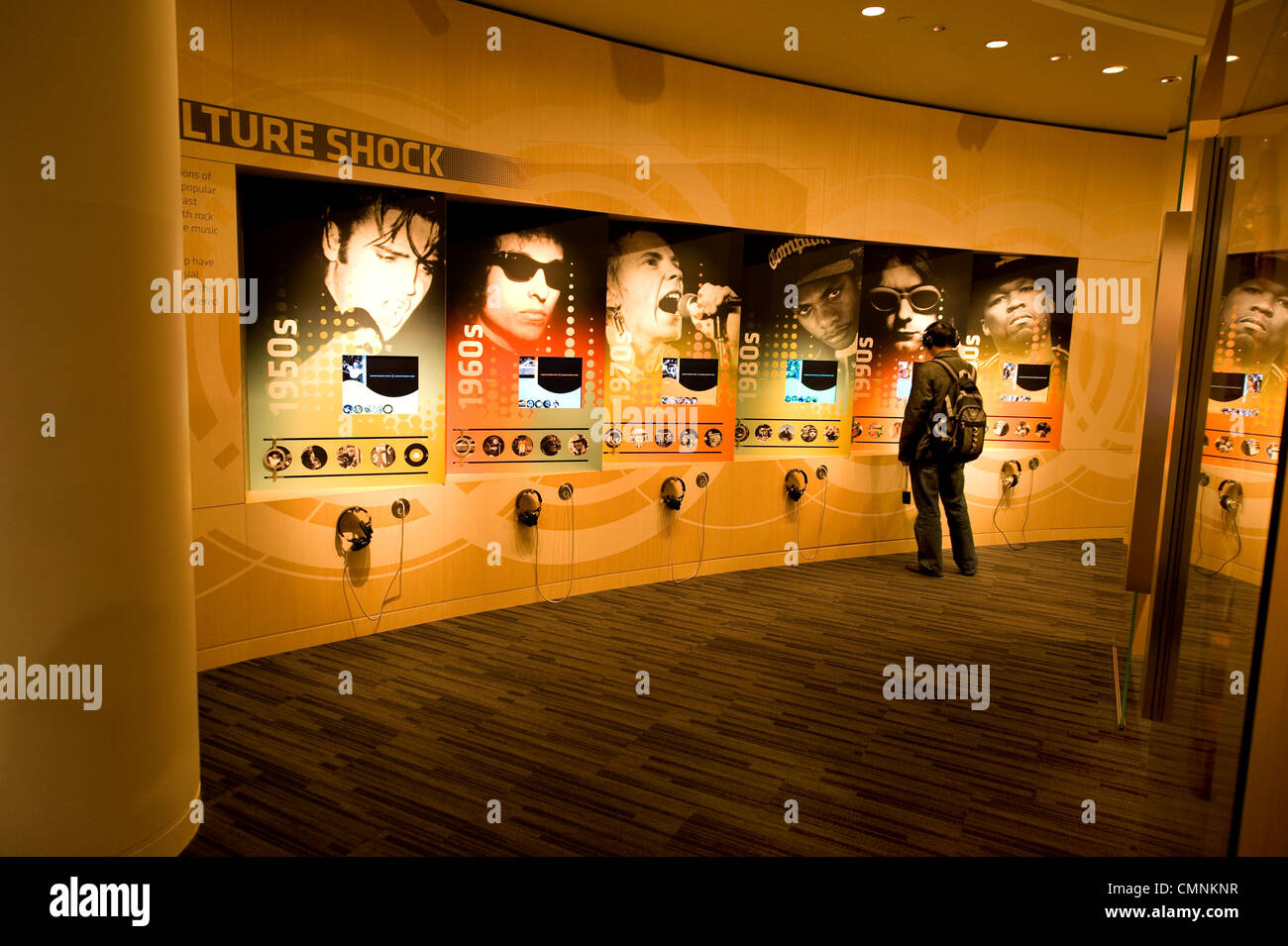 Visualizzare al Grammy Museum di Los Angeles Foto Stock