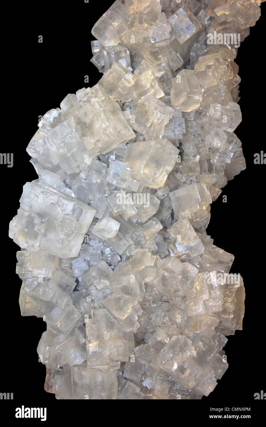 I cristalli di sale - Salina Marston, Cheshire Foto Stock