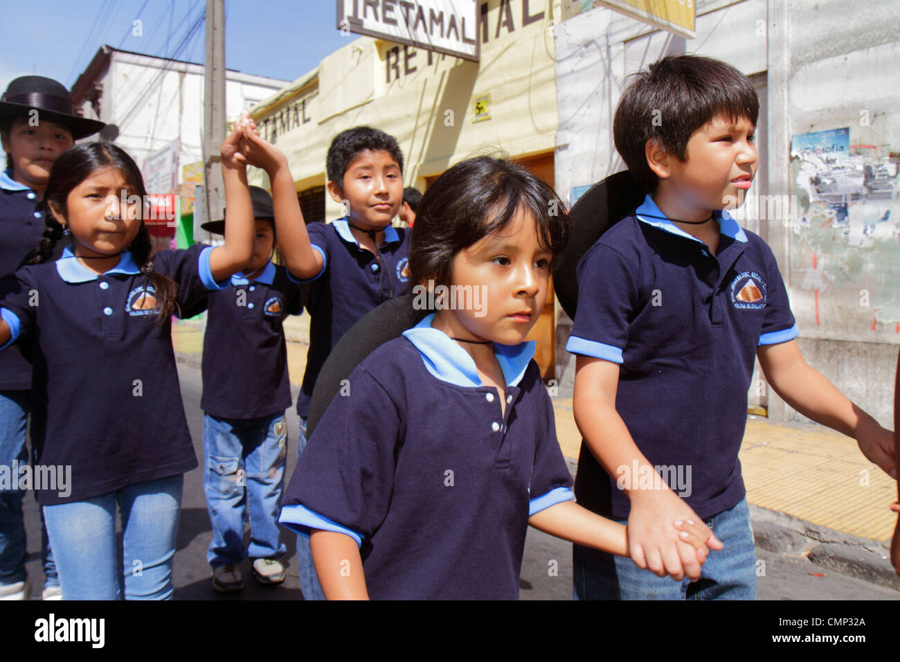 Arica Chile,Avenida Arturo Prat,Carnevale Andino,Carnevale andino,sfilata,indigena,patrimonio aymara,folklore,celebrazione,danza tradizionale,ballerina,troupe Foto Stock