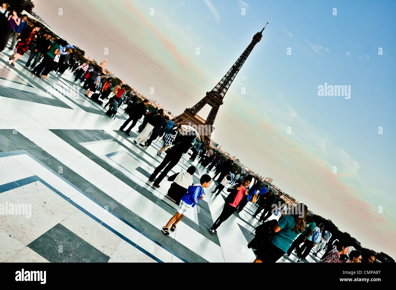 Un colpo da un viaggio a Parigi Foto Stock