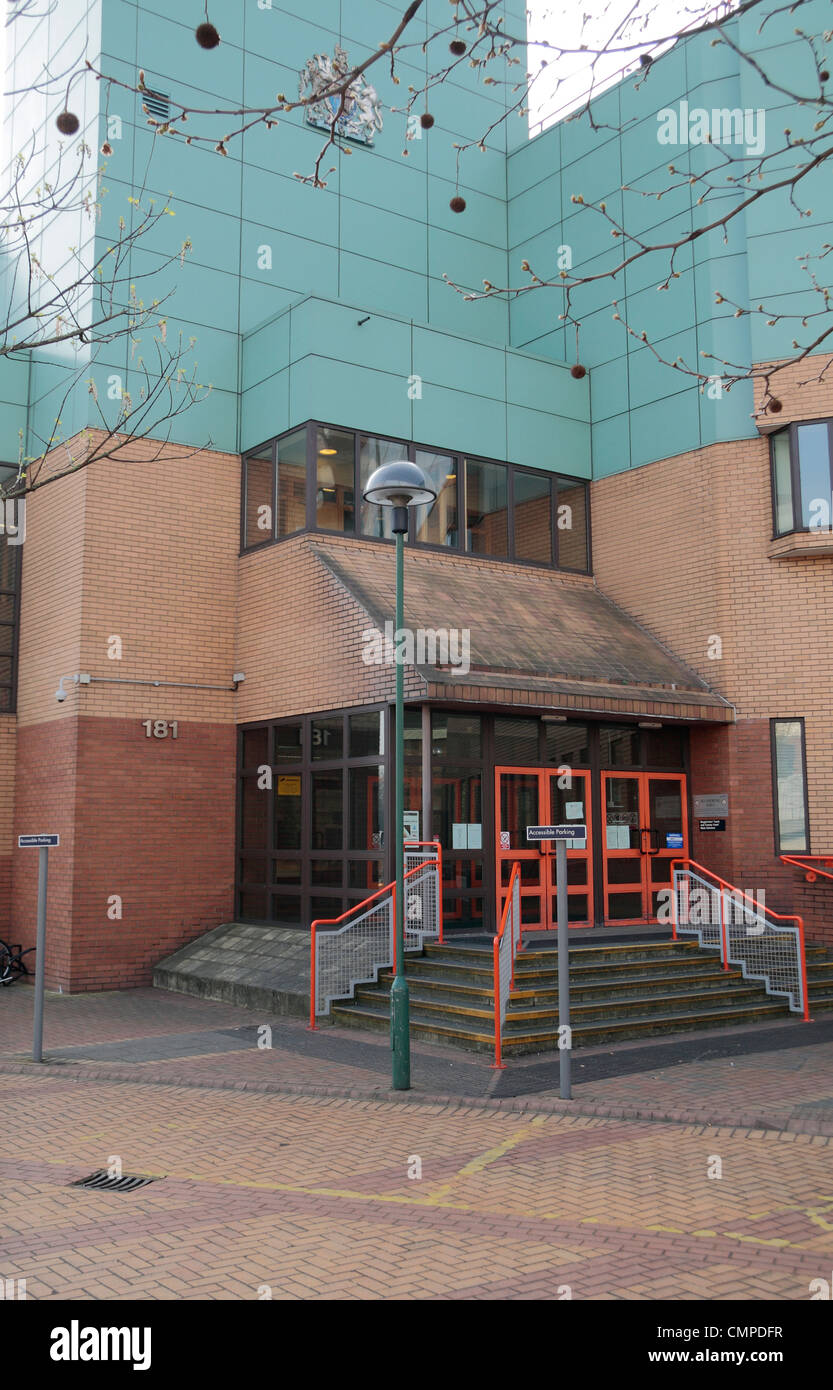 Hammersmith magistrati e giudici della gioventù e di West London County Court, Hammersmith, West London, Regno Unito. Foto Stock