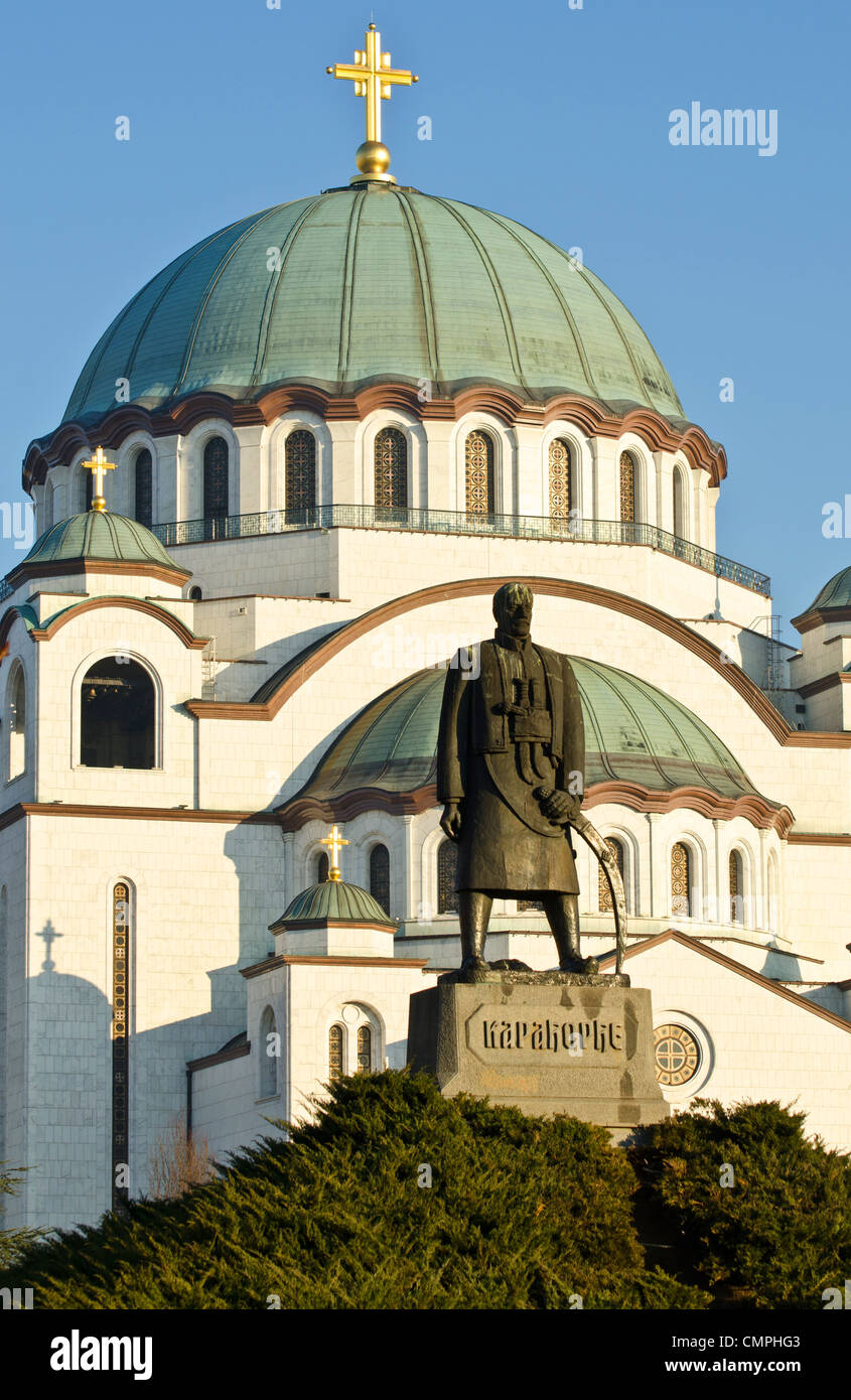 San Sava cattedrale di Belgrado in Serbia Foto Stock