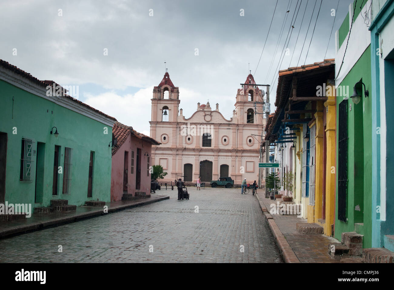 El Carmen chiesa cattolica romana, Camaguey, provincia di Camaguey, Cuba Foto Stock