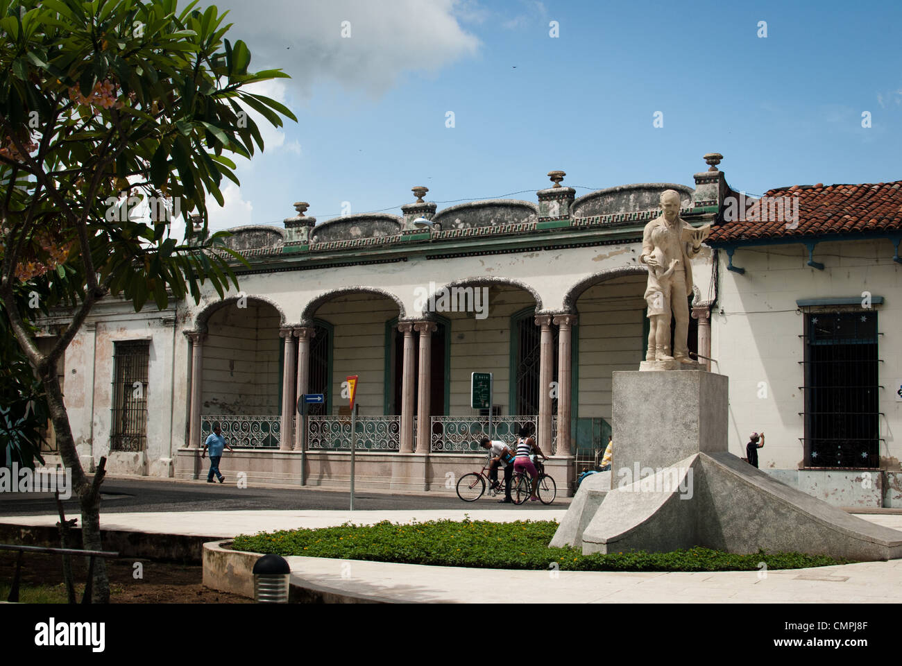 Un monumento di Jose Marti, Camaguey, Cuba Foto Stock
