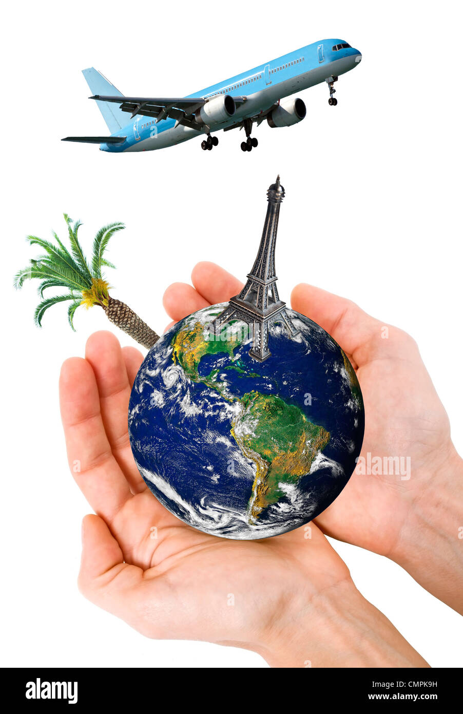 Viaggiare per il mondo immagine concettuale Foto Stock