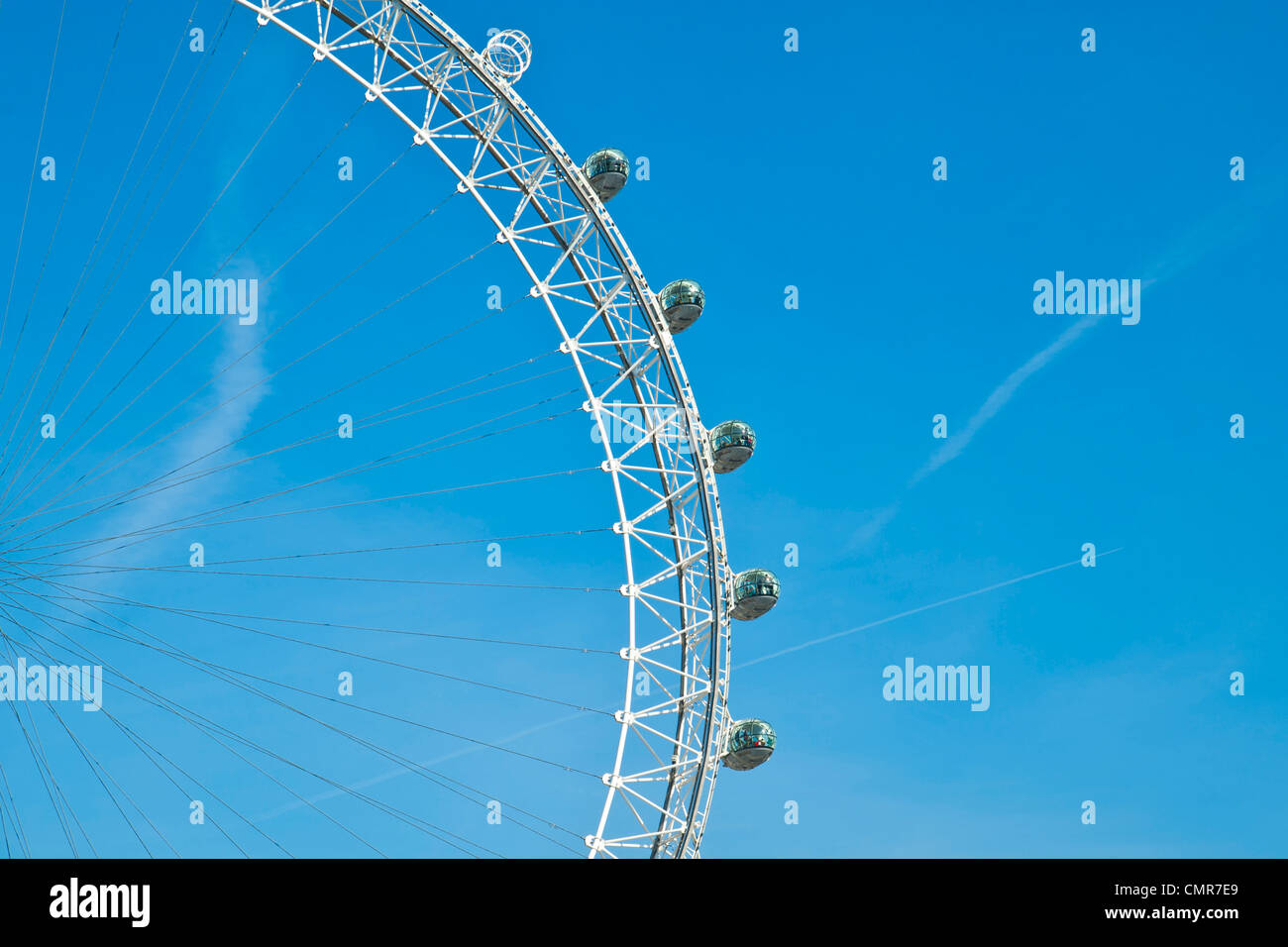 London Eye, ruota panoramica Ferris, London, Regno Unito Foto Stock