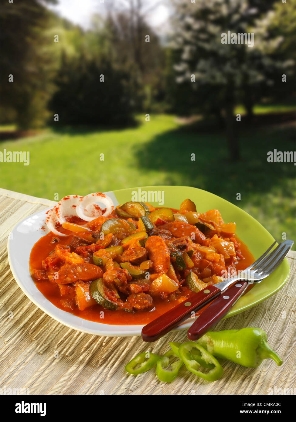 Letcho, stufato di vegetali (Ungheria) Foto Stock