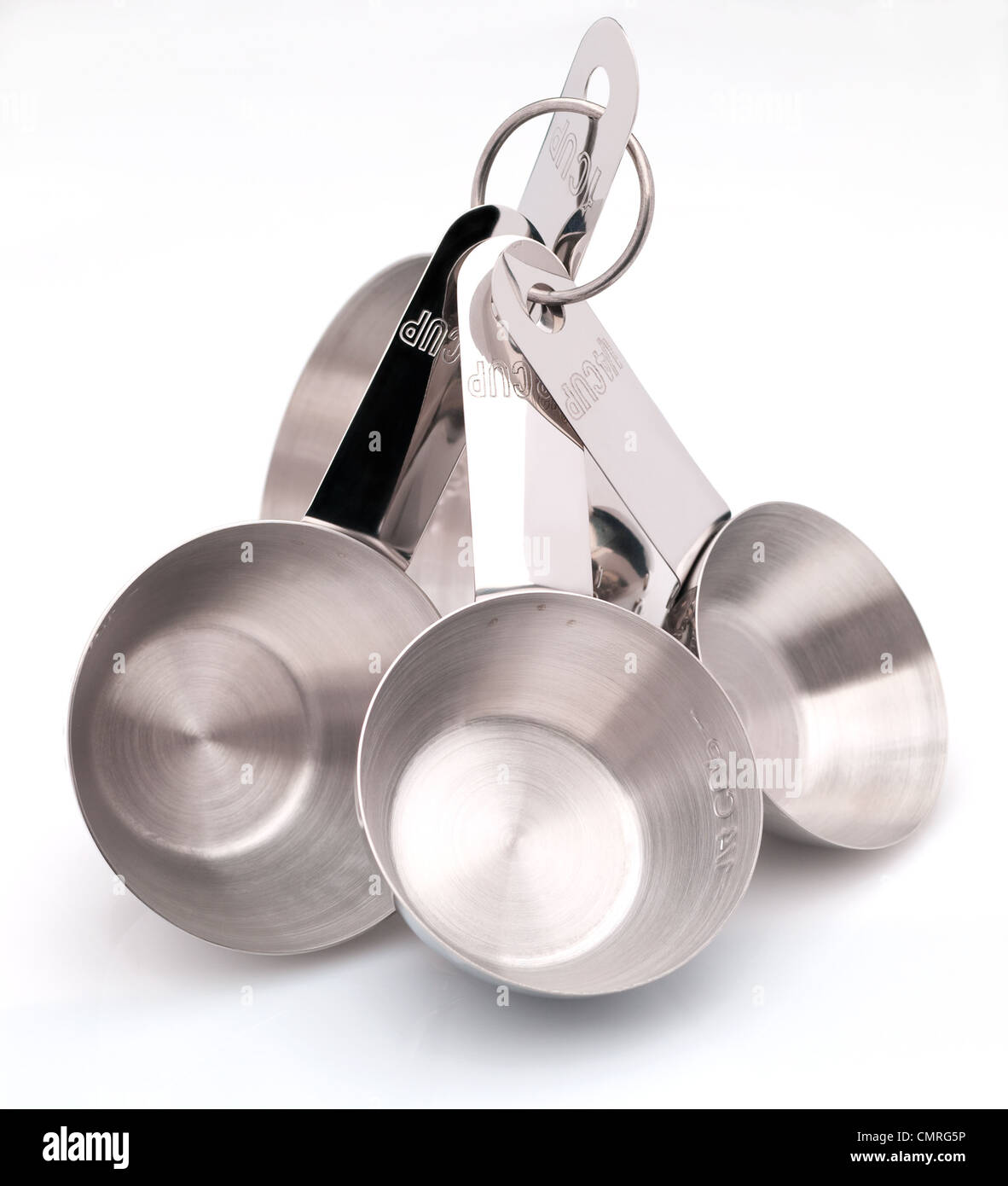 Utensili da forno,misurare,quantità,quantità.nella tazza di importi.full cup.1/2 tazza, 1/3 di tazza, 1/4 di tazza Foto Stock