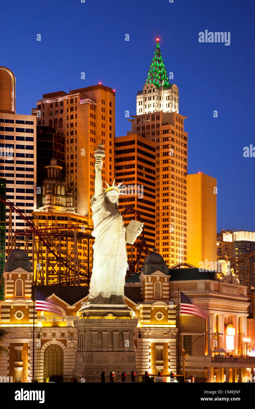 New York Hotel and Casino Las Vegas Nevada USA Foto Stock
