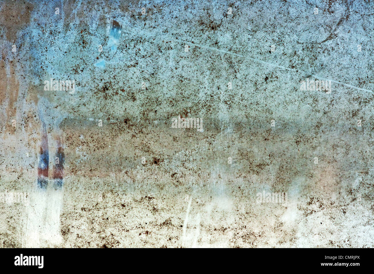 Molto sporca finestra di vetro, immagine è adatto come sfondo per il vostro design. Foto Stock