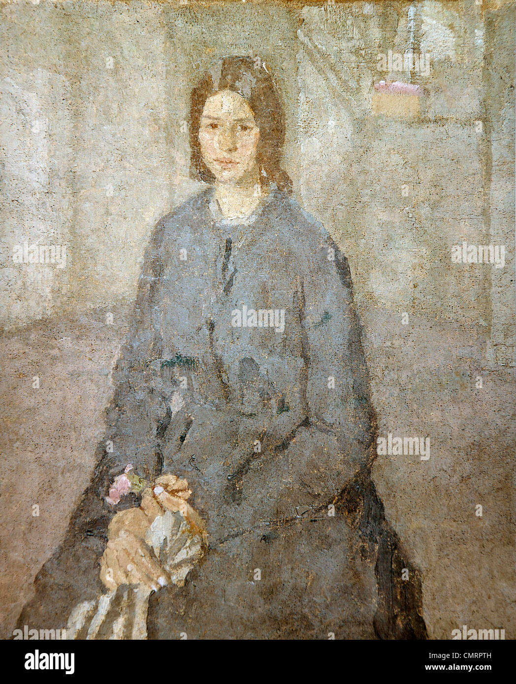 Ragazza con rose, Gwen John Foto Stock