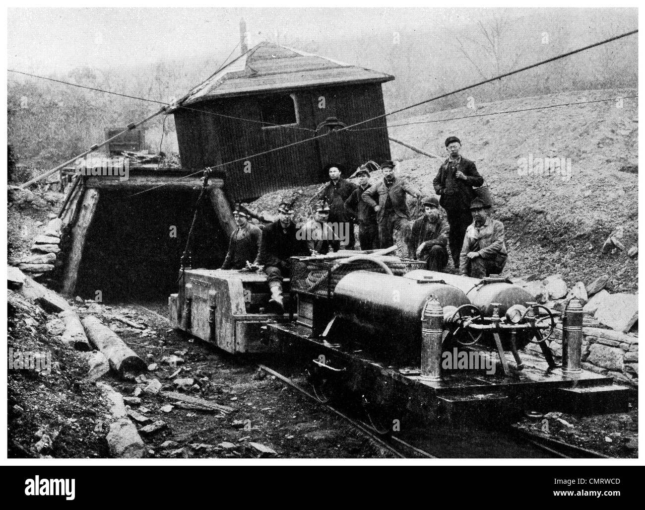 1918 Chemical apparecchiature antincendio per sciagure minerarie Foto Stock